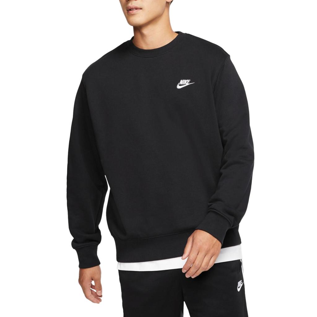 Nike Sportswear Club Crew, Mens black Sweatshirt