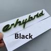 1pcs New 4 S Turbo E Hybrid ABS Car Fender Side Rear Trunk Emblem Badge Sticker Accessories