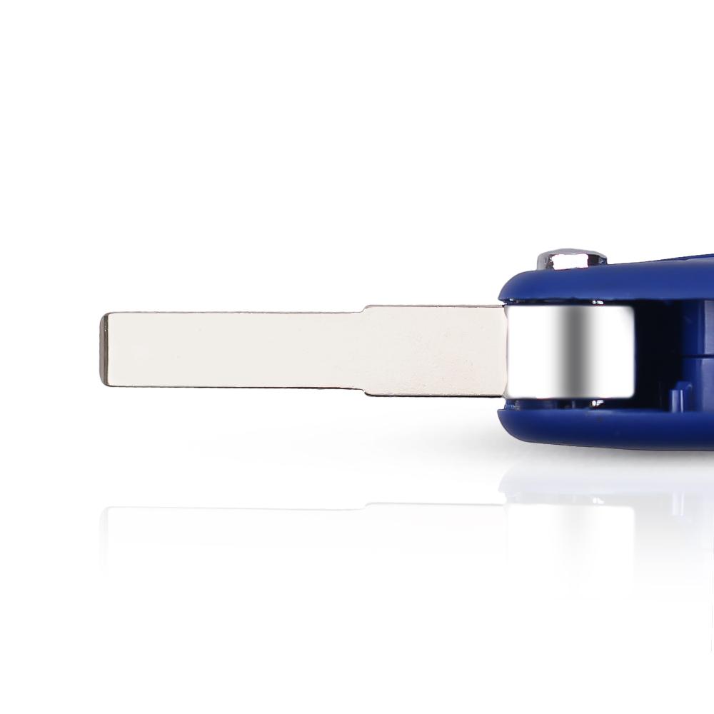 Für Fiat 500 Schlüsselgehäuse Panda Stilo Ducato Punto Auto Klappbarer Ersatz Autoschlüsselanhänger Abdeckung Fall Schlüsselanhänger Fernbedienung Auto 3 Tasten