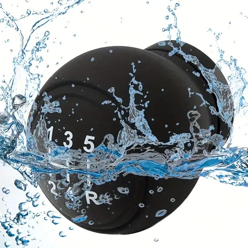 1 piece of car silicone shift handle cover non-slip grip cover knob silicone protective cover, dustproof and waterproof handle