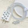 20W US Charger Protection Cover For Iphone Cute Cherry USB Cable Winder Protector Shell Case For Apple 12 13 11 Promax 14 Plus