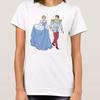 Cinderella Animation Summer TShirt Womens Clothing Casual Loose Comfortable Short Sleeve Unisex Women Cotton Comfortable and Soft