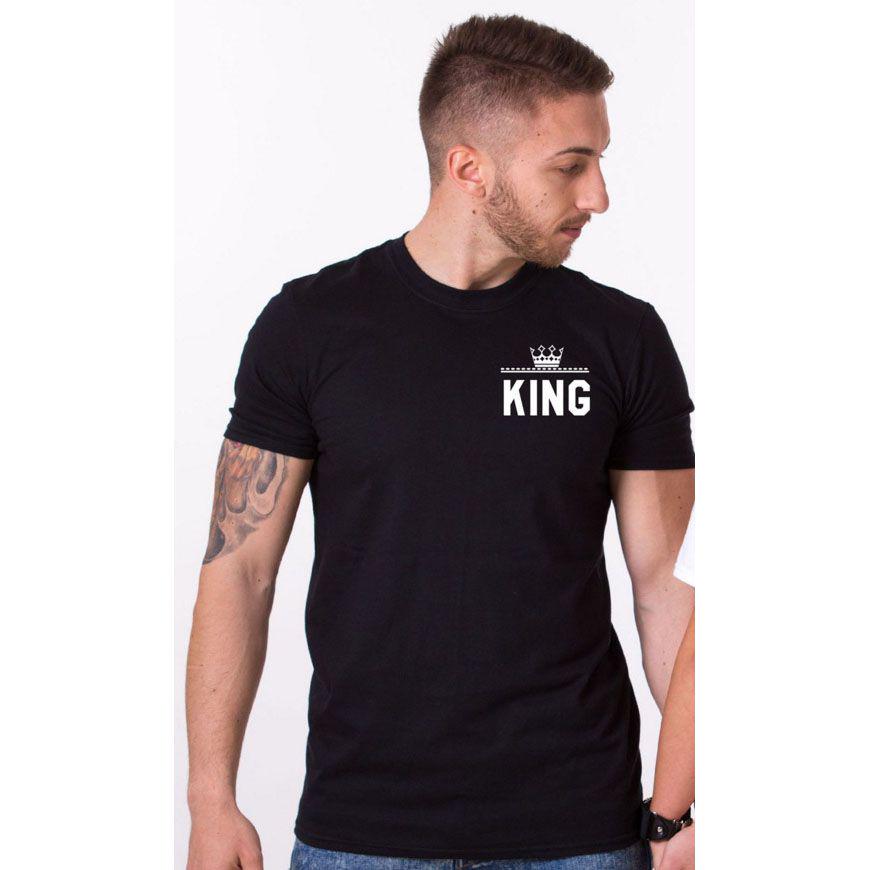 Stylisches T-Shirt mit Nummern-Kronen-Print für Damen und Herren, perfekt für legere Sommerkleidung