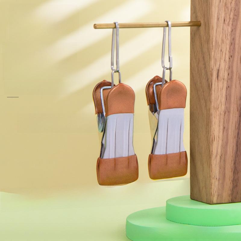 Windproof Stainless Steel Clothespins: Durable Clips for Clothes Drying and Hanging