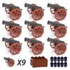 Artillerie Militaire Blocs de Construction MOC Chariot à Canon Armes Obus Canons de Tir Figurines de Soldats Jouet Navire Pirate K021