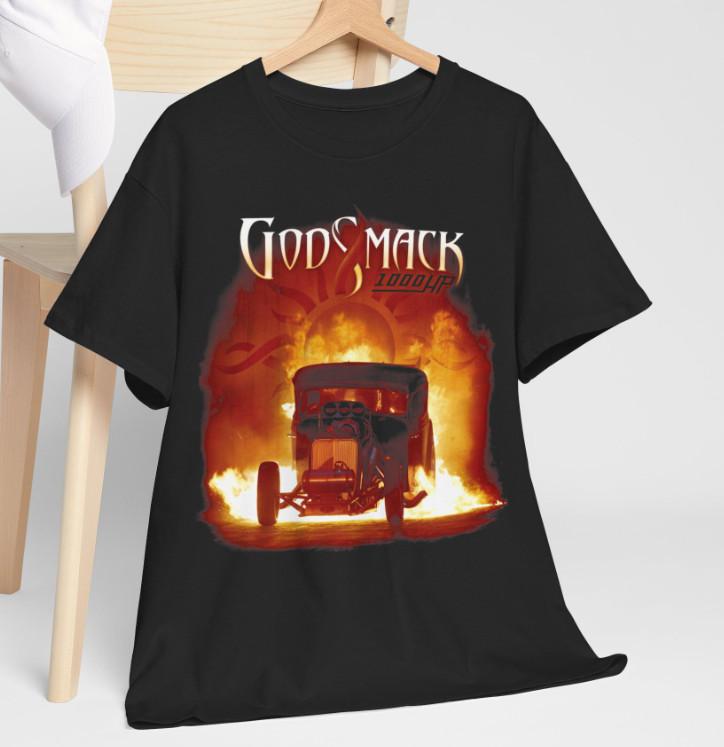 Godsmack 1000Hp Album T-shirt Tee Short Sleeve Unisex T-Shirt XXXL