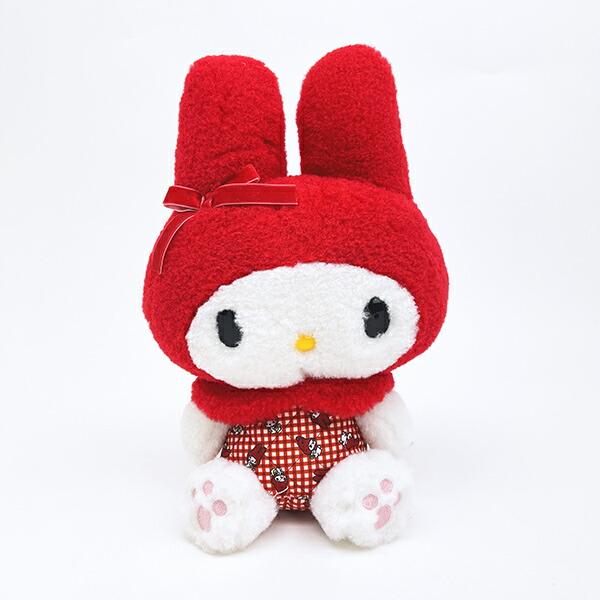 Sanrio My Melody Plush Red Check S