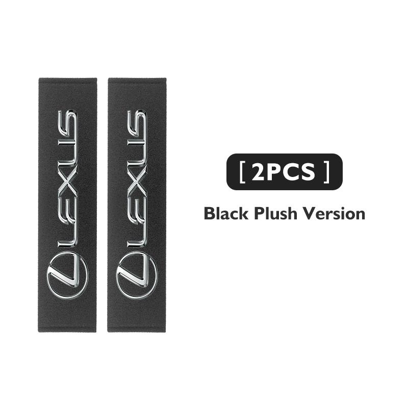 YOM1 For Lexus 1/2pcs Car Safety Belt Shoulder Cover Pads Interior Decoration CT ES GS NX IS250 RX350 IS200 LX570 UX250h CT200h