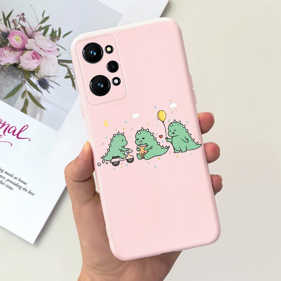 For Realme GT Neo2 Case RMX3370 Cute Fashion Cartoon Cover Soft TPU Phone Case For Realme GT Neo 3T Realme GT2 Neo2 Fundas Coque