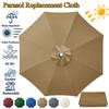 Tela de repuesto para sombrilla de jardín exterior 2/2,5/2,7/3M Funda para sombrilla Impermeable Toldo protector solar Para sombrilla de 6/8 varillas