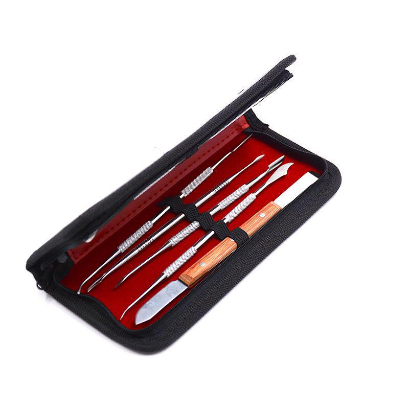 Set de Îngrijire Dentară din Oțel Inoxidabil: Instrumente de sculptat și umplere cu cuțit și lingură de ceară