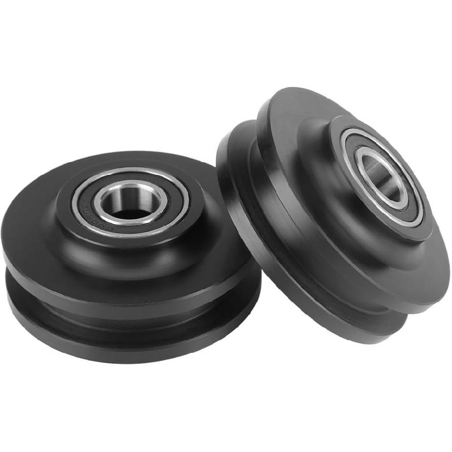 2Pcs Barn Door Pulley for Crane Track - Sliding Door Wheel Closet Hardware Roller