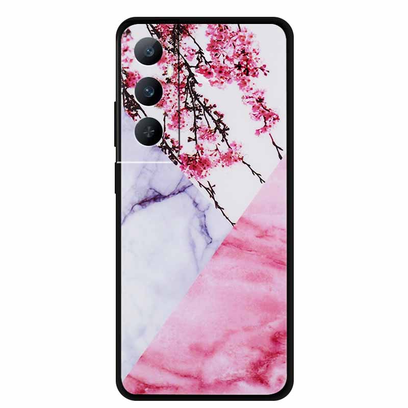 For Realme C65 4G Global C 65 Phone Case Marble Patterns Back Cover TPU Soft Silicone Protector Shield Funda for RealmeC65 Capa