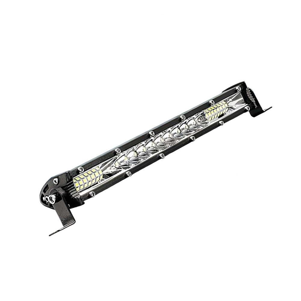 LED Light Bar Amber 10 Inch 13500LM Output IP68 Waterproof All Aluminum Housing for Off-Road Trucks SUVs ATVs UTVs and Boats