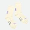 YELLOWSOCKS [YELLOWSOCKS] BACK Point CREAM LAVENDER