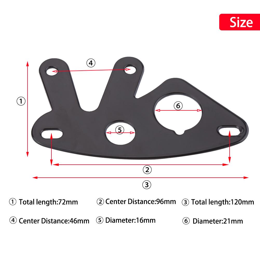 Motorcycle Instrument Bracket meter Odometer Mount Stand Support