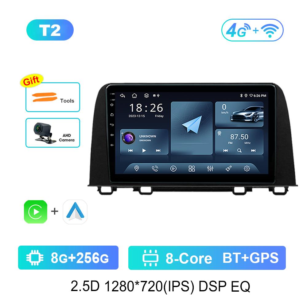 9 '' for Honda CRV CR-V 5 RT RW 2017 - 2019 Car Radio Multimedia Player Android Intelligent System GPS Navi WiFi+4G HD Screen