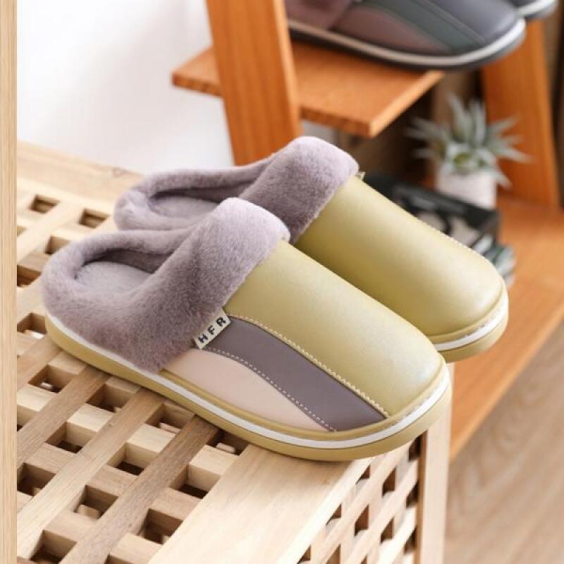 

Women s non-slip fur slippers (olive 245-250) See details