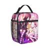 Akemi Kaname Anime Insulated Lunch Bags Portable Puella Magi Madoka Magica Lunch Container Cooler Bag Tote Lunch Box Work