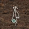 Aqua Chalcedony Silver Pendant Gemstone Jewelry, 925 Sterling Silver Pendant, Handmade Everyday Jewelry For Women
