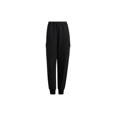 Sport Warm Cuffed Sweatpants With Breathable Fabric Women Bottoms Black H09758