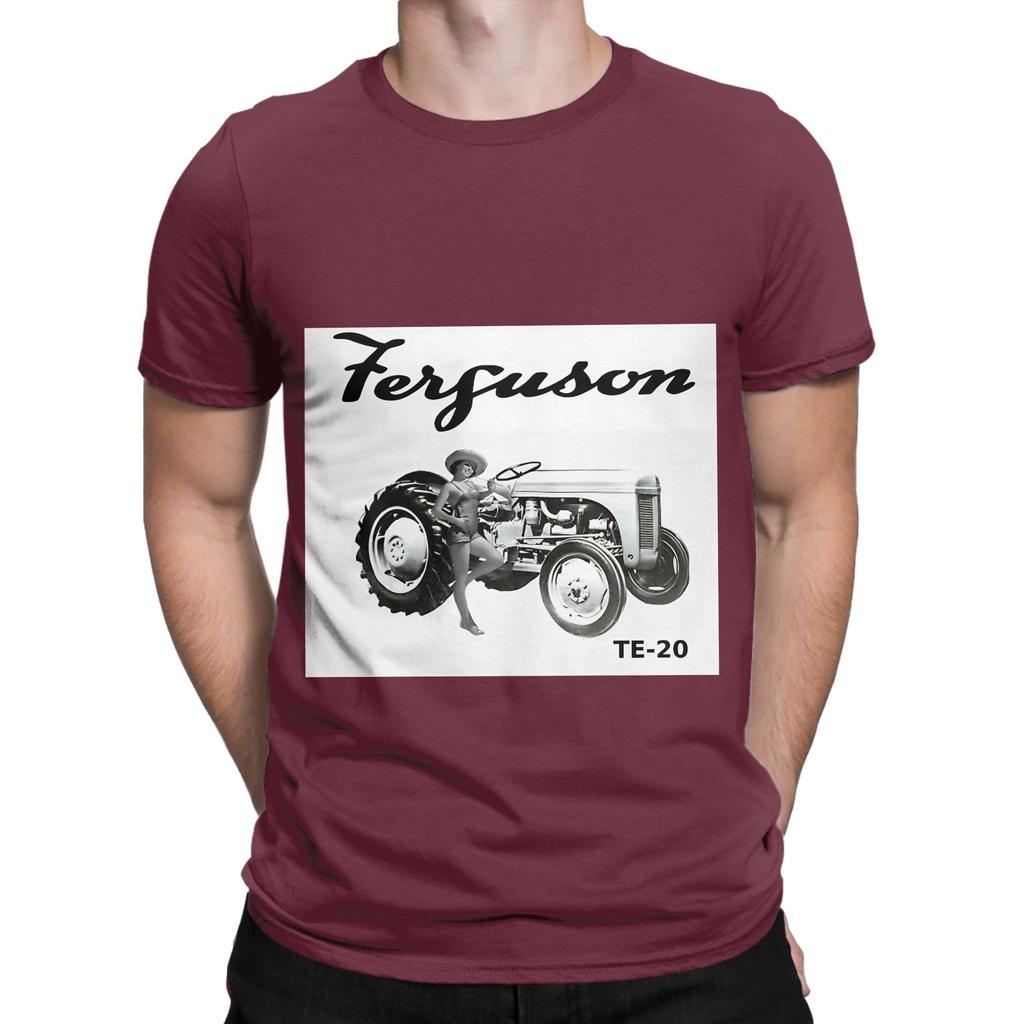 TE 20 Ferguson Traktor Lustiges 100% Baumwolle T-Shirt Massey Ferguson T-Shirts Oberteile Für Unisex