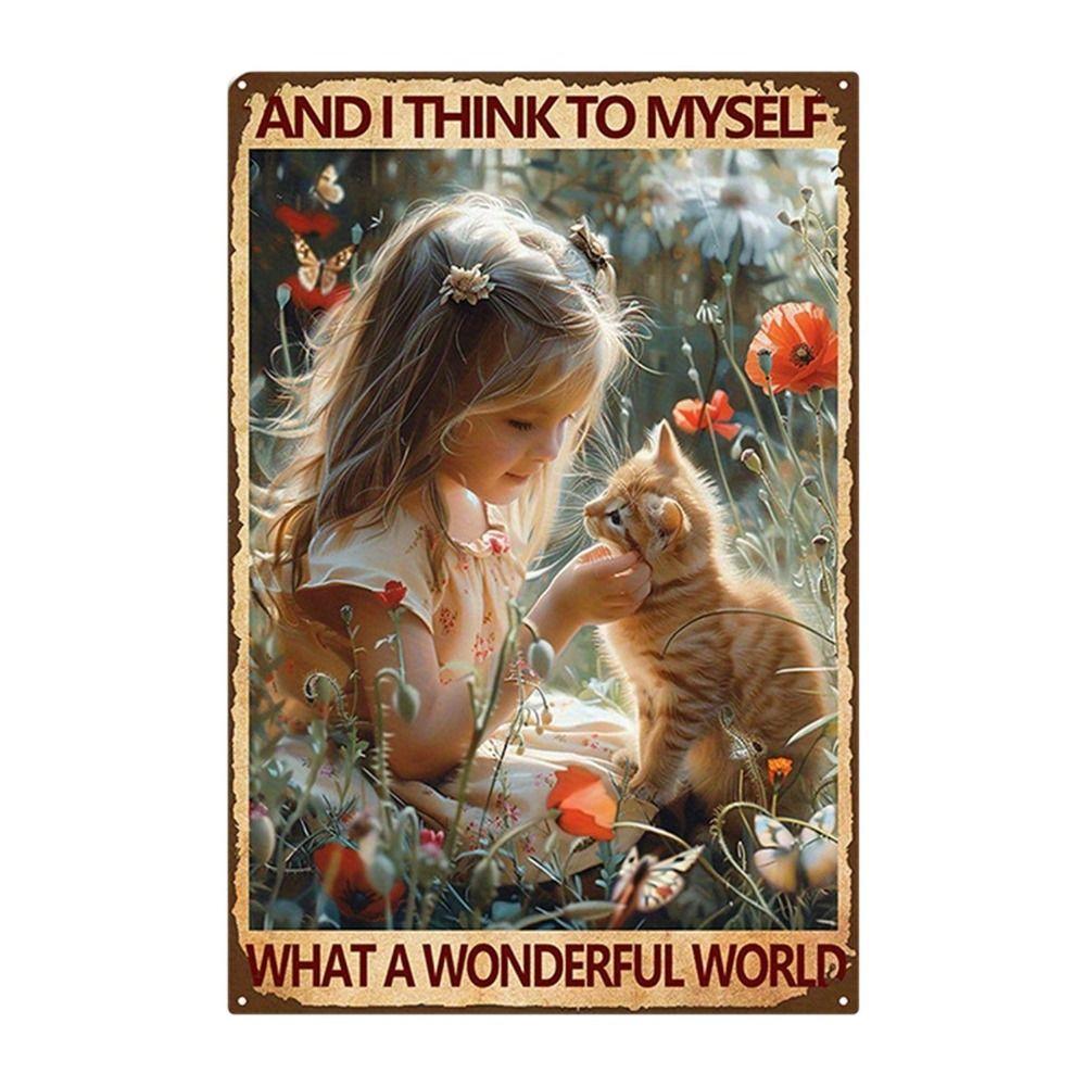 Metal Poster Chicken Easter Eggs Kitchen Decor 20x30cm