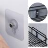 10pcs Po Frame Hooks Storage Rack Screw Holders Door Hanger Self-adhesive Multi-function Gadgets Organizer Kitchen Accessorie