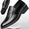 Classic Leather Shoes for Men Slip On Pointed Toe Oxfords Formal Wedding Party Office Business Casual Dress Shoes for Male