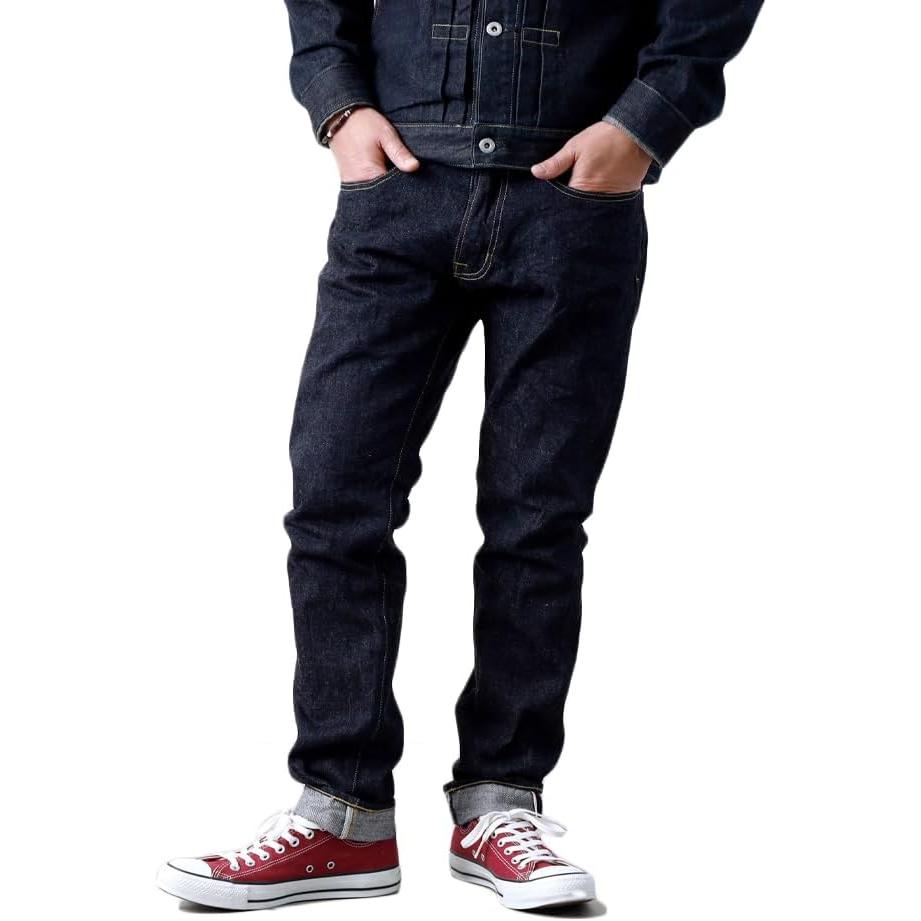 

[TheBLUE PORTSAILOR SPIRIT] Jeans Men s Denim Made in Japan Okayama Kojima Slim Tapered American Casual Heath Yokohama Hamakaji Lightning Posted