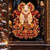 2027 Nieuwjaar Schapen Zodiac Muurstickers Verwijderbare Festival Glasraam Decoraties Kunst Behang Voor Woonkamer Huisdecoratie
