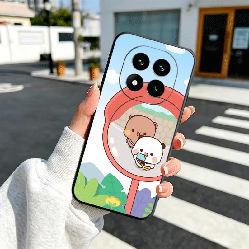 

Bubu Dudu Cartoon Cute Soft Phone Case for Xiaomi Redmi Note 12 13 14 15 Pro Plus 11 12S 11S 11T 10 4G Black Cover Back Shell Redmi Note 14 Pro 5G