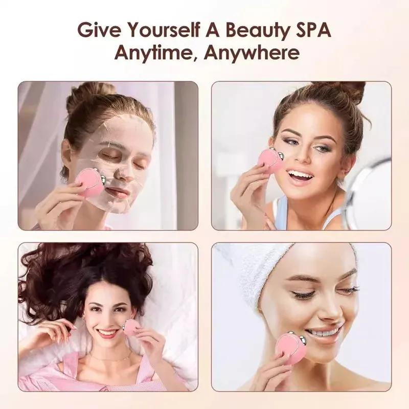 3D Microcurrent Face Lifting Massager Skin Tightening Rejuvenation Beauty Charging Facial Anti Wrinkle Skin Care Beauty Devices