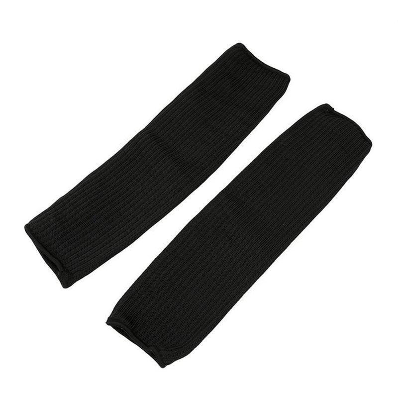 Black Kevlar Knife-Resistant Arm Sleeve Anti-Cut Oversleeve Hand Protector Cover