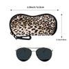 Durable Neoprene Eyeglass Case Soft Reading Glasses Case Zipper Glasses Pouch  for Men and Women