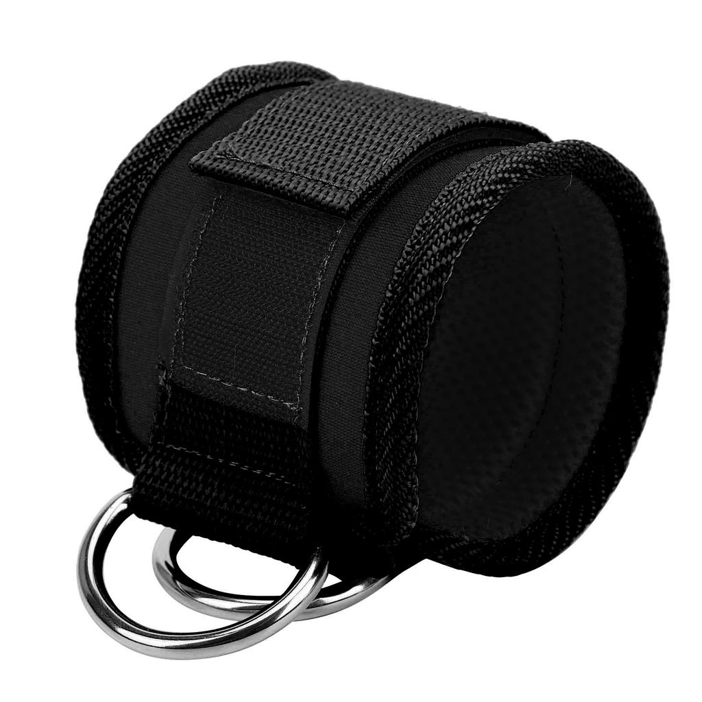 Fitness Ankle Straps for Cable NaMachine Double DRing   Neoprene Ankle Straps(Black )