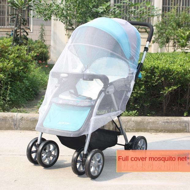 Large Baby Stroller Mosquito Net Baby Stroller Encrypted Full Cover Mosquito Net Children's Car Universal Dust Anti-mosquito