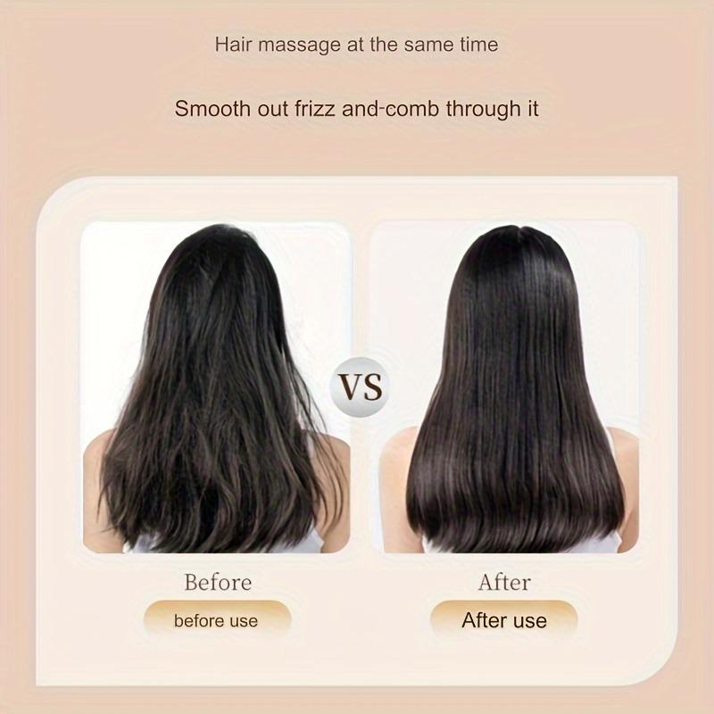 1pc Banana Leaves Design Hairdressing Comb Fluffy Hair Styling Comb Scalp Massage Hair Comb