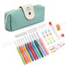 Silicone World 45/37 PCS Set Hook Needle Set DIY Hand Held Knitting Tools Beginners Woolen Weaving Tool Kits With Storage Bag