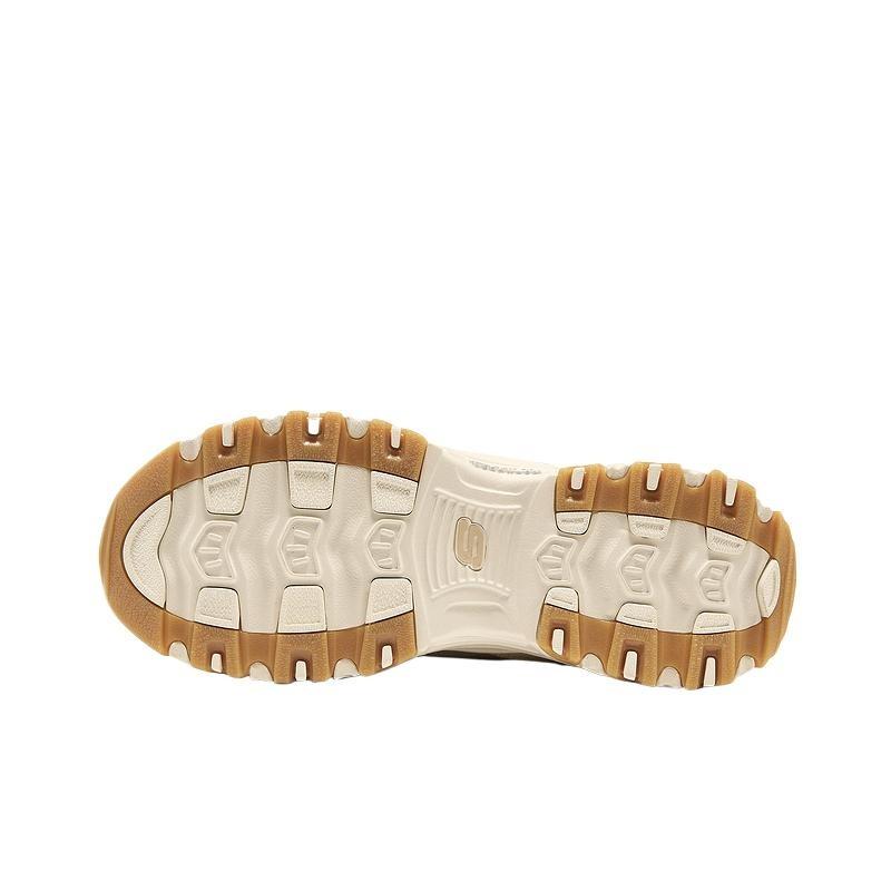 Skechers D'LITES Women Color Block Leather Fit Chunky Sneakers 150558-NTBR