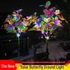 LED Solar Butterfly Garden Light - Colorful Flower Decoration Lamp