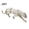 Luxury Home Office Statues 3D Geometric Cheetah Ornament, Durable PLA Modern Minimalist Sculpture, Resin Stone Texture Decor Art Statue, for