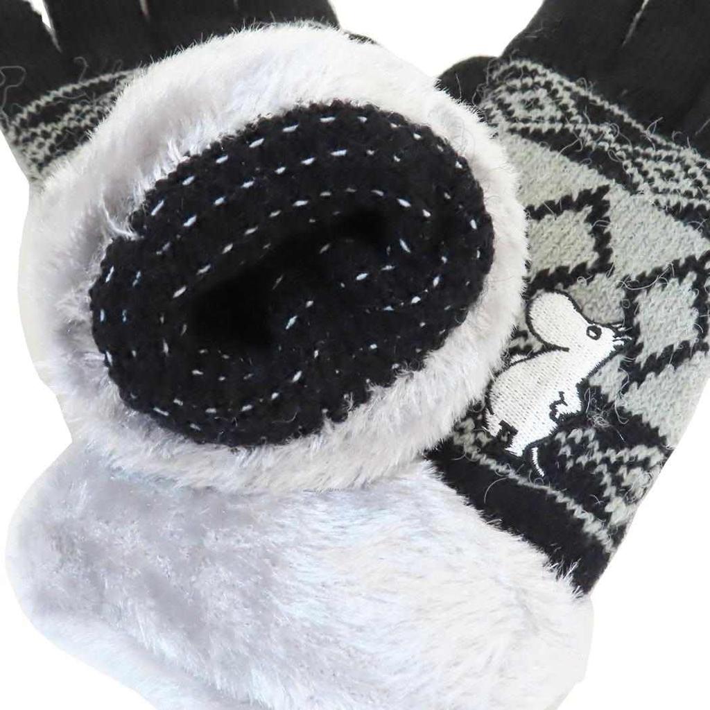 Moomin Embroidered Smartphone Compatible Gloves Nagare [Small Planet] [Gloves] One-point /