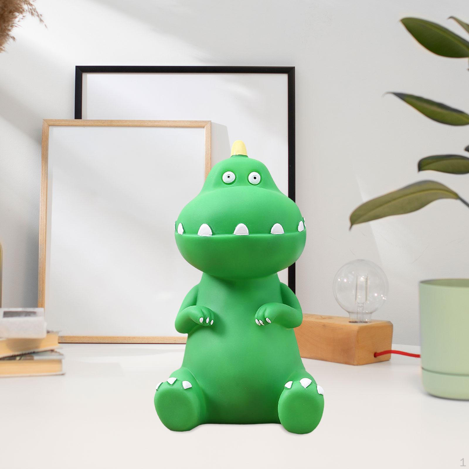 

Динозавр-копилка, банки для монет, противоскользящие настольные домашние небьющиеся фигурки для мальчиков и девочек grenn