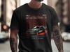 JDM Car Graphic T-Shirt, Fighting Dreamer Tee, Retro Fan Casual Streetwear Outfi