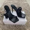 Women's Sandals  New Party Sexy Ankle Strap High Heels Thin Heels Square Head Open Toe Women's High Heel Sandals White Heels