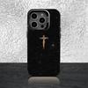 Verse of The Christian Bible Jesus Case For iPhone 16,15,14,13,12,11,Pro,XS,Max,Plus,Mini,SE Black Candy Matte Shockproof Cover