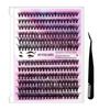 Diy Segmented False Eyelashes 12 Rows Large Capacity Glue Tweezers Set Combination Eyelashes