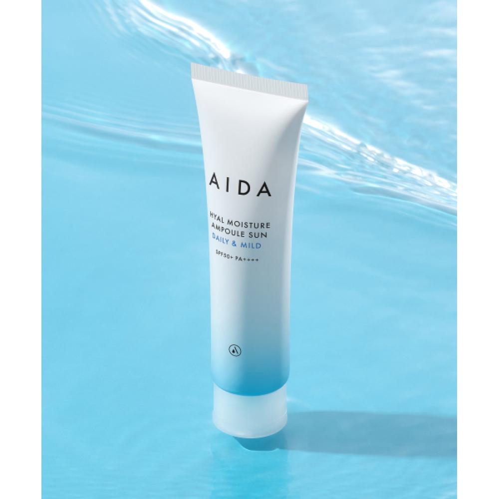 Aida Cosmetic Hyal Moisture Ampoule Sunscreen 60g [spf 50+ Pa++++] NONE