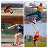 WEZHO Stahldreieck-Markierungsfahnen für Leichtathletik (10er-Pack)